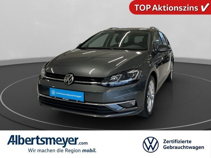Grau Gebraucht 2019 VW Golf VII Highline Kombi | 17.899 € (Guter Preis) - Bild 1/4