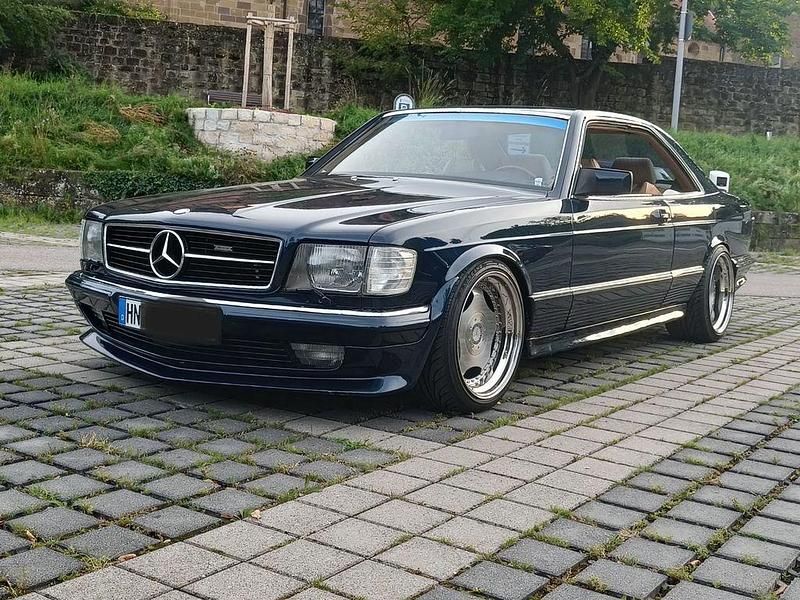 Blau Gebraucht 1982 Mercedes 500 Coupé | 26.500 € - Bild 1/4