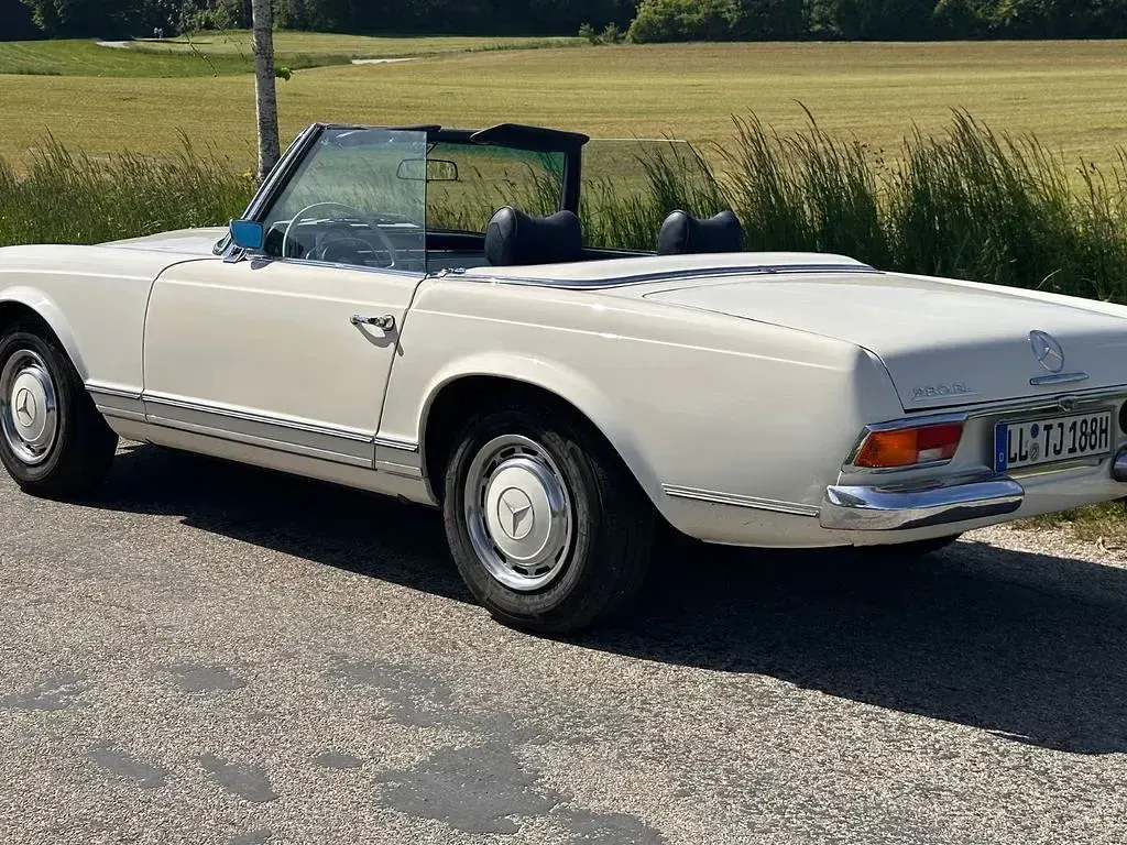 Gebraucht Mercedes SL280 160 PS (117 kW) 1970 Weiß Cabrio