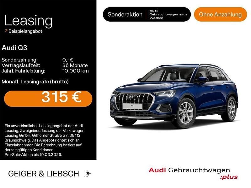 Gebraucht Audi Q3 Advanced 150 PS (110 kW) 2025 Blau SUV