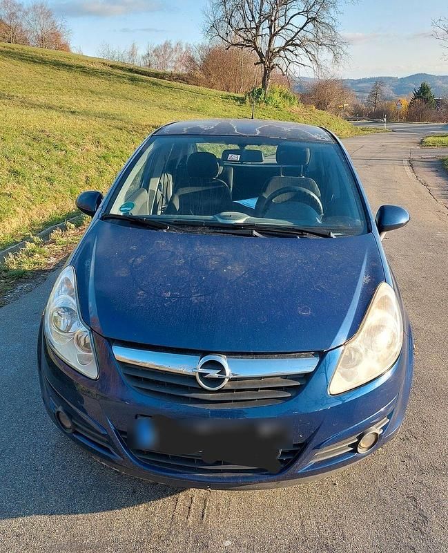 Blau Gebraucht 2007 Opel Corsa Limousine | 950 € (Superpreis) - Bild 1/4