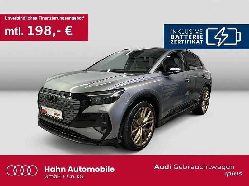 Taifungrau metallic Gebraucht 2022 Audi Q4 e-tron Edition .1 SUV | 29.460 € (Guter Preis) - Bild 1/3