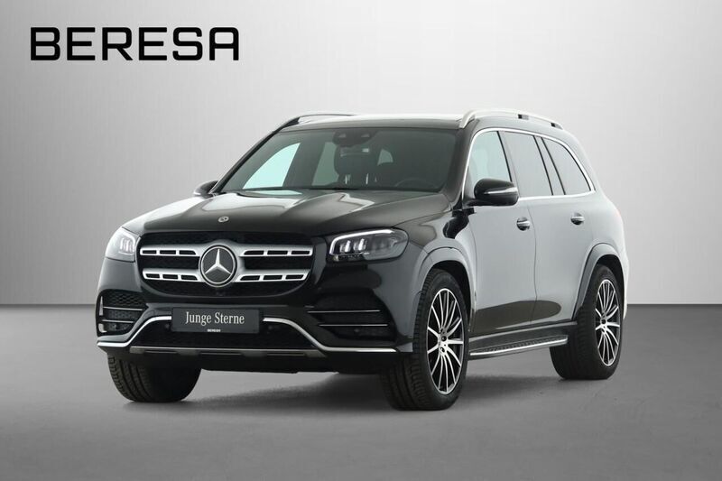 Schwarzlack obsidianschwarz Gebraucht 2023 Mercedes GLS350 AMG SUV | 97.980 € - Bild 1/4