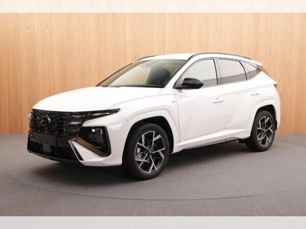 Weiß (weiß atlas white) Neu 2025 Hyundai Tucson N Line SUV | 29.990 € (Superpreis) - Bild 1/4