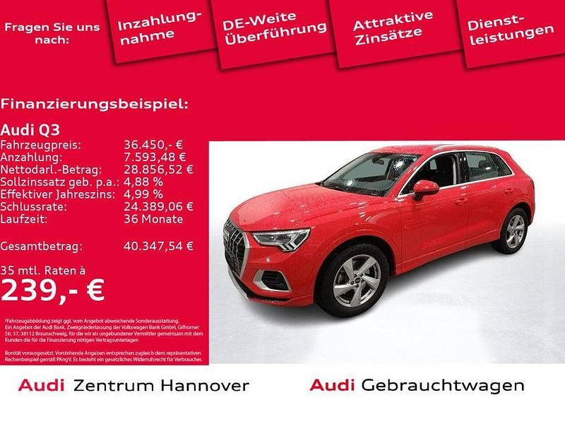 Gebraucht Audi Q3 Advanced Plus 200 PS (147 kW) 2022 Individuallackierungen audi exclusive SUV