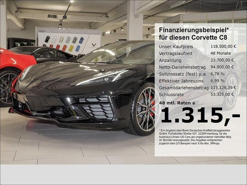 Rot Neu 2024 Corvette Stingray Cabrio | 118.500 € (Fairer Preis) - Bild 1/4