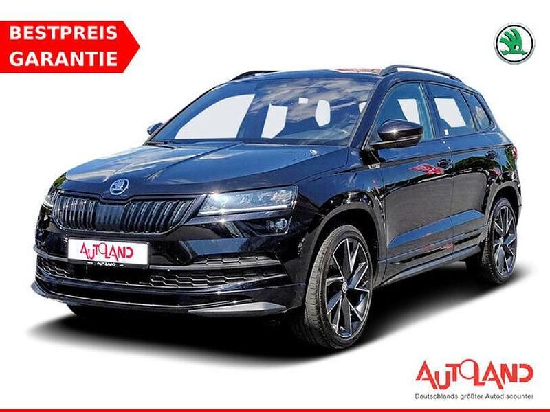 Schwarz Gebraucht 2021 Skoda Karoq SportLine SUV | 30.950 € (Fairer Preis) - Bild 1/4