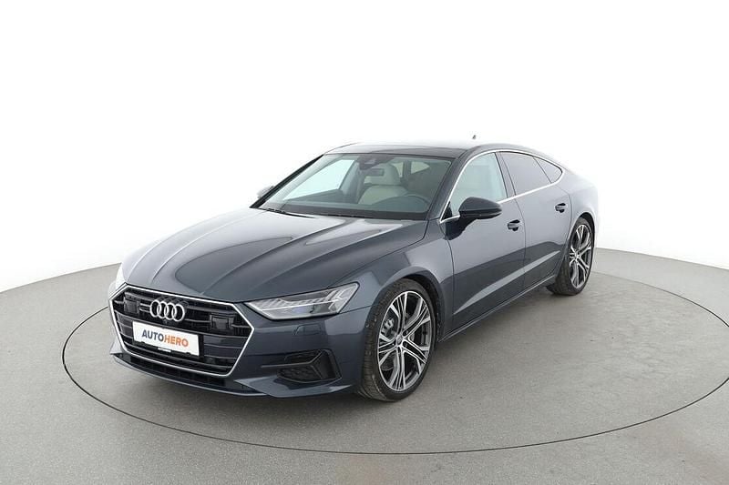 Blau Gebraucht 2018 Audi A7 Kleinwagen | 36.130 € (Guter Preis) - Bild 1/3