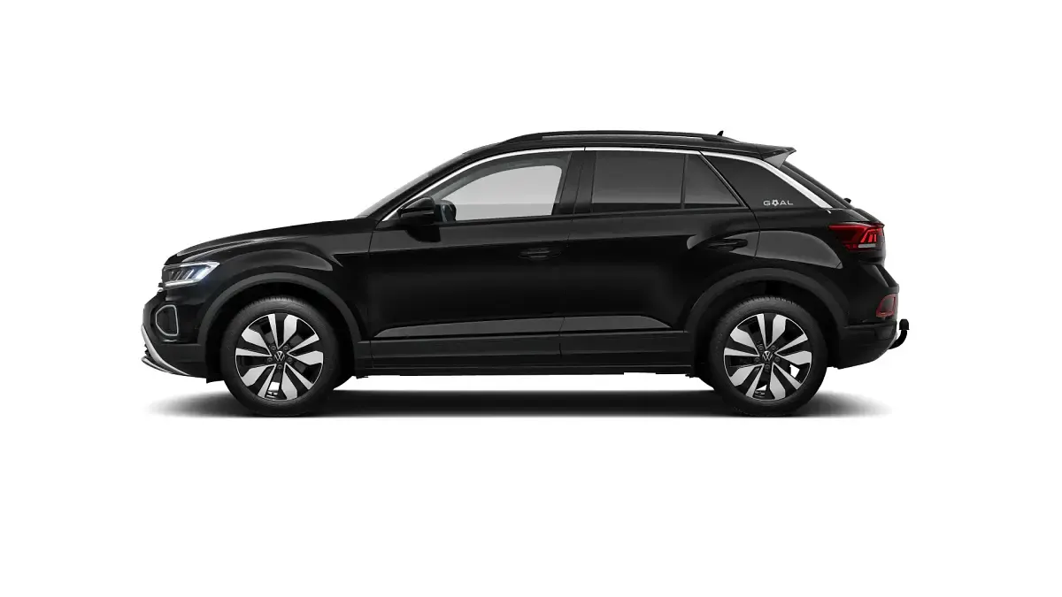Gebraucht VW T-Roc Goal 116 PS (85 kW) 2025 (schwarz) deep black perleffekt SUV