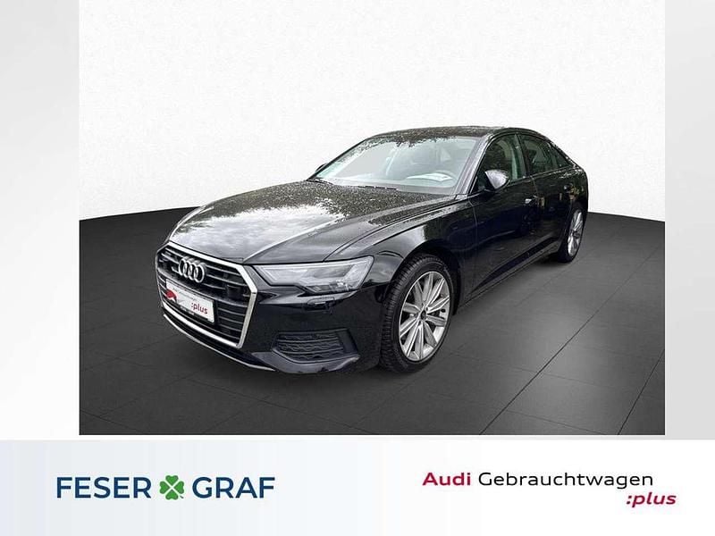 Brillantschwarz Gebraucht 2022 Audi A6 Ambiente Limousine | 42.890 € (Guter Preis) - Bild 1/4