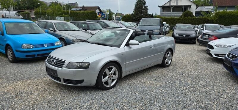 Silber Gebraucht 2003 Audi A4 Cabriolet Sport Cabrio | 4.500 € - Bild 1/4