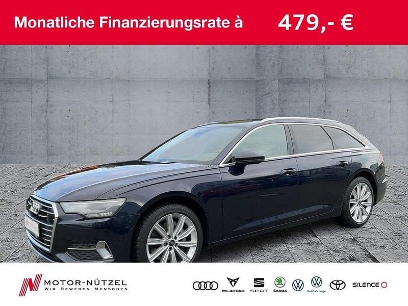 Firmamentblau metallic Gebraucht 2021 Audi A6 Ambiente Kombi | 35.930 € (Fairer Preis) - Bild 1/4