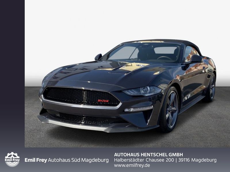Grau Gebraucht 2022 Ford Mustang GT Convertible Cabrio | 54.940 € (Teuer) - Bild 1/4
