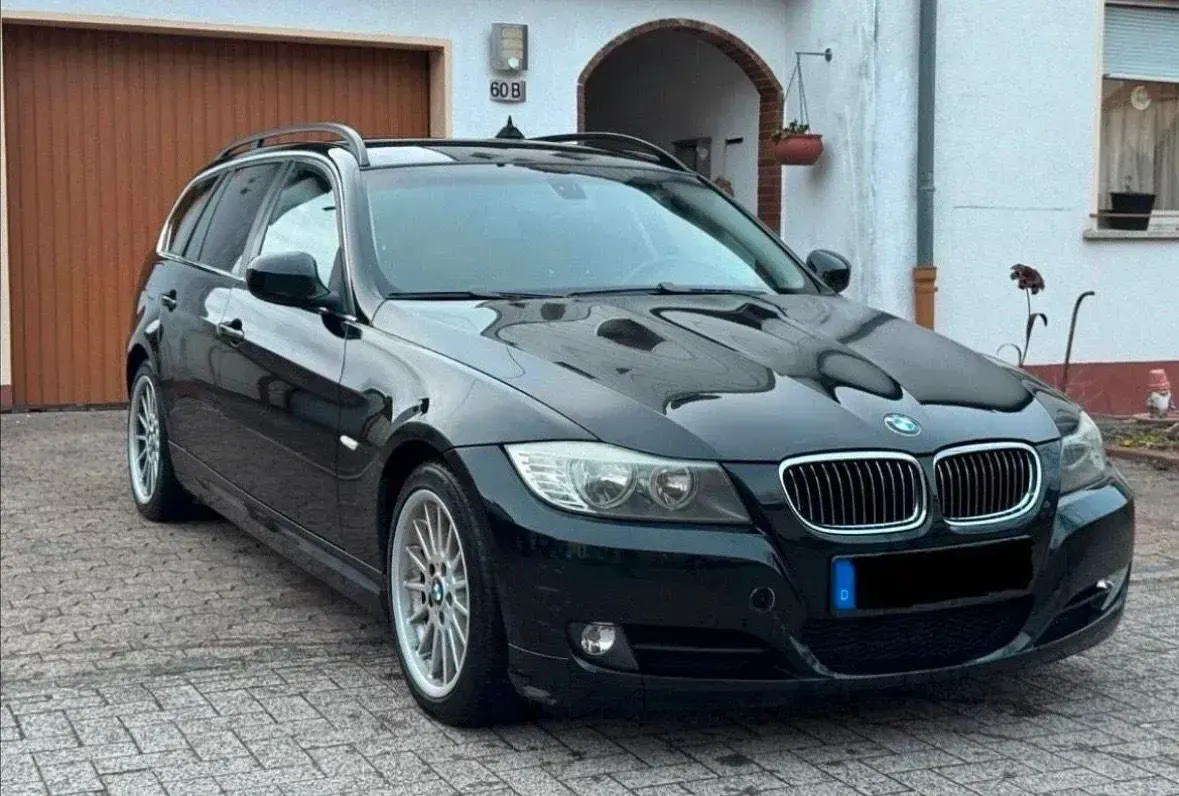 Brugt BMW 325 197 HK (144 kW) 2009 Sort Stationcar