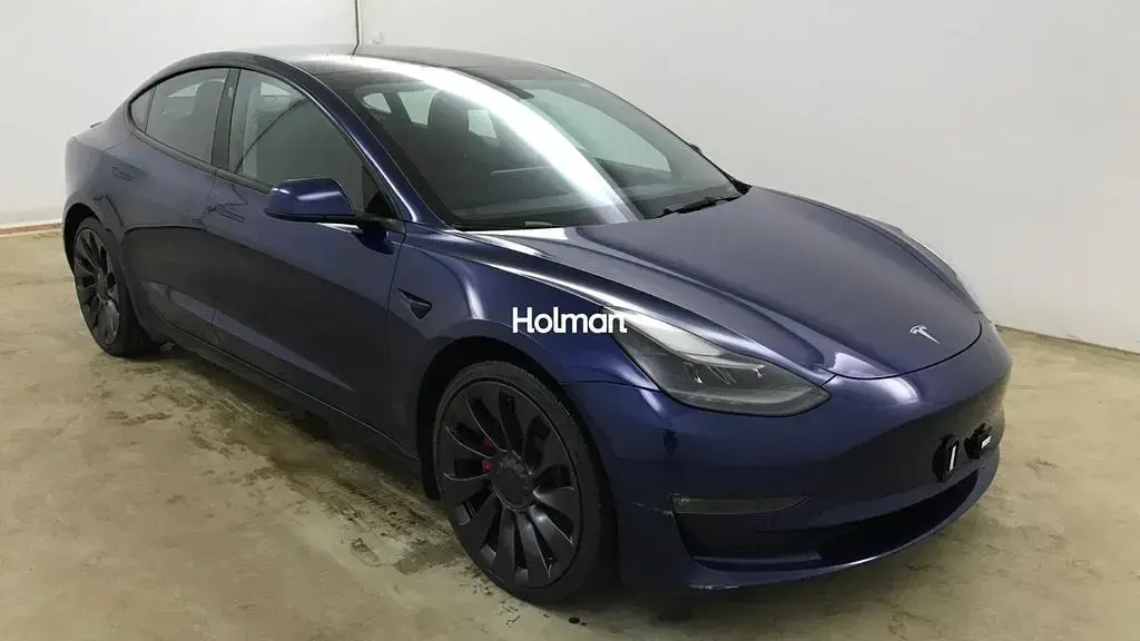 Brugt Tesla Model 3 Performance 377 kW (513 HK) 2022 Blå Sedan