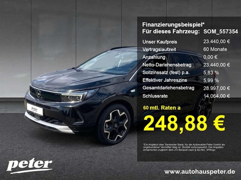 Lackierung schwarz perla nera/ Gebraucht 2023 Opel Grandland X Elegance SUV | 23.440 € (Fairer Preis) - Bild 1/4