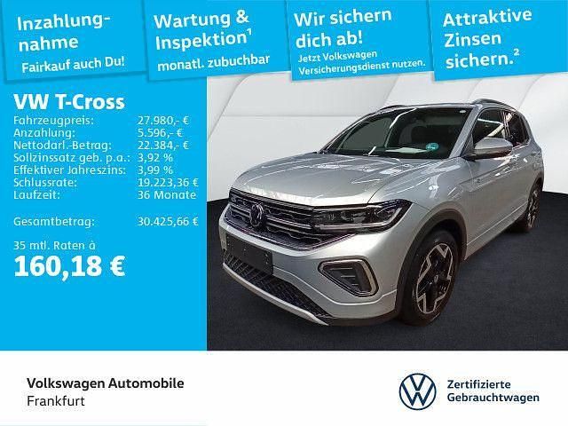 Reflexsilber metallic Gebraucht 2025 VW T-Cross R-line SUV | 27.980 € (Fairer Preis) - Bild 1/4