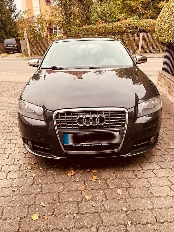 Schwarz Gebraucht 2007 Audi A3 Sportback S-Line Kleinwagen | 2.450 € (Superpreis) - Bild 1/4