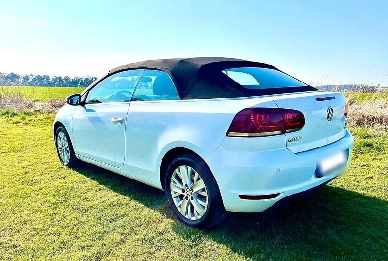 Gebraucht VW Golf Cabriolet Life 105 PS (77 kW) 2013 Weiß Cabrio