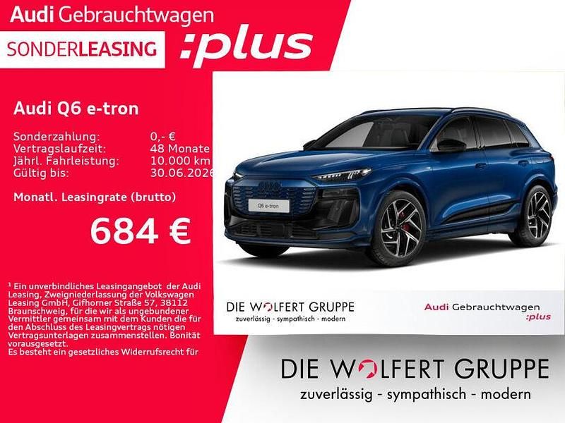 Gebraucht Audi Q6 e-tron Ambiente 284 kW (387 PS) 2025 Ascariblau metallic SUV