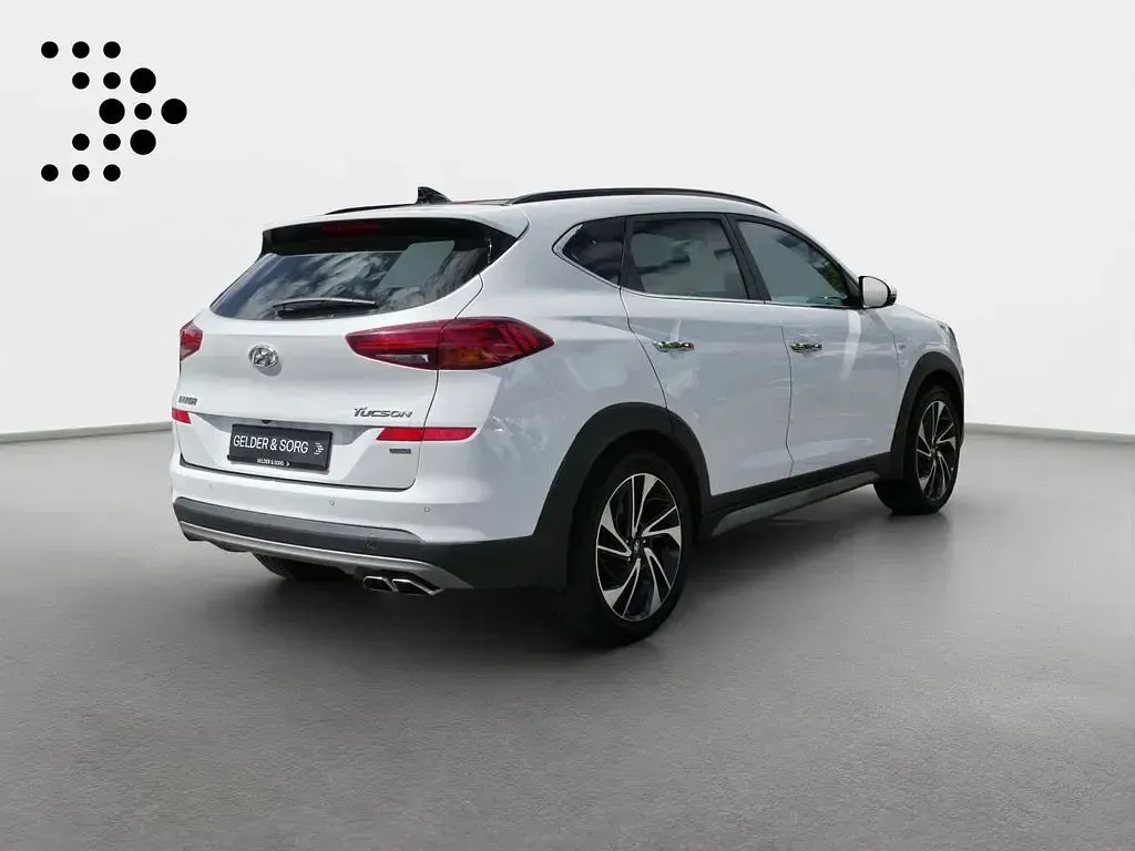 Gebraucht Hyundai Tucson 185 PS (136 kW) 2019 Weiß SUV