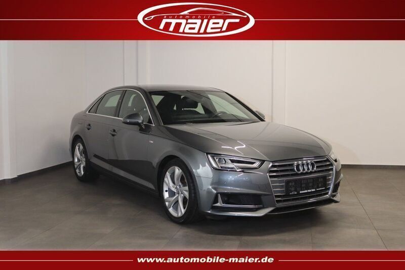 Monsungrau metallic Gebraucht 2019 Audi A4 S-Line Limousine | 22.600 € (Fairer Preis) - Bild 1/4