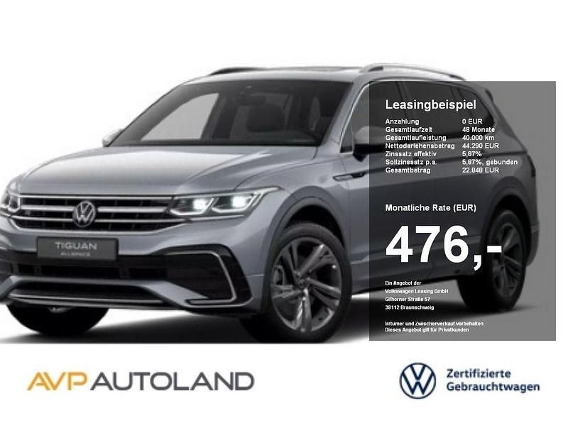 Platinum grey Gebraucht 2024 VW Tiguan Allspace R-line SUV | 44.290 € (Fairer Preis) - Bild 1/4