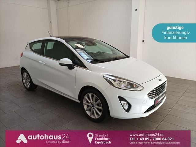 Weiß Gebraucht 2020 Ford Fiesta Titanium Kleinwagen | 14.330 € (Guter Preis) - Bild 1/4