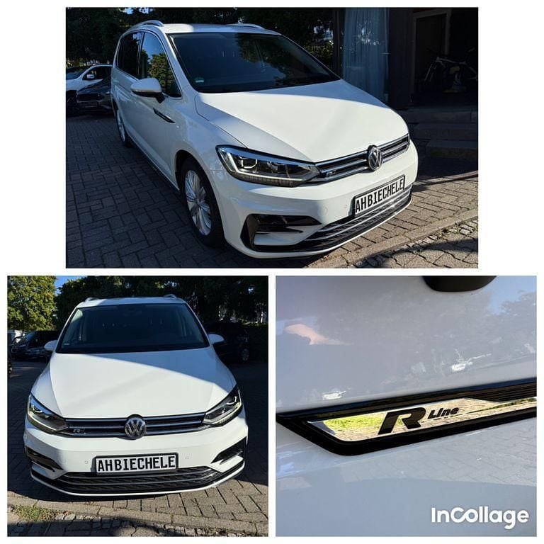 Weiß Gebraucht 2017 VW Touran Highline Van / Kleinbus | 16.989 € (Guter Preis) - Bild 1/4