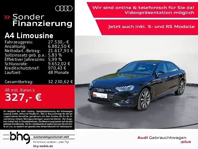 Gebraucht Audi A4 Ambiente 204 PS (150 kW) 2022 Limousine