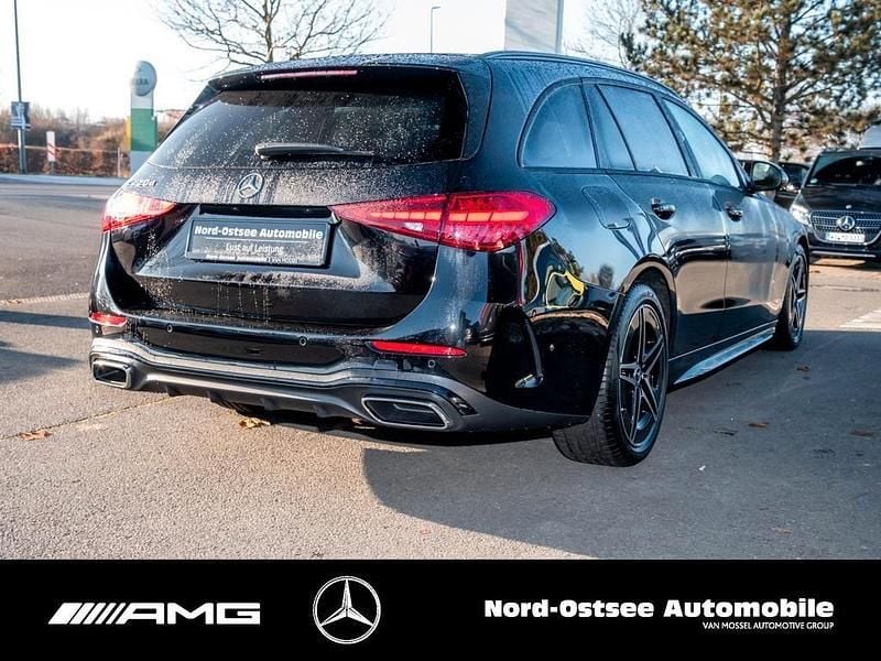 Gebraucht Mercedes C220 AMG 200 PS (147 kW) 2025 Obsidianschwarz metallic Kombi