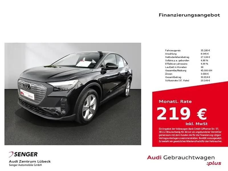 Schwarz Gebraucht 2023 Audi Q4 Sportback e-tron SUV | 35.180 € (Guter Preis) - Bild 1/1