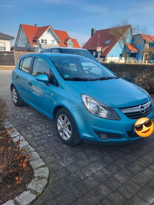 Blau Gebraucht 2009 Opel Corsa Kleinwagen | 3.200 € (Fairer Preis) - Bild 1/4