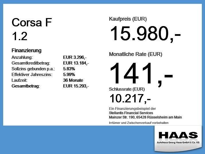 Usata Opel Corsa Edition 101 CV (74 kW) 2025 Nero Utilitaria