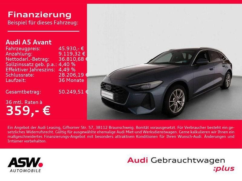 Gebraucht Audi A5 Ambiente 204 PS (150 kW) 2025 Horizontblau metallic Kombi