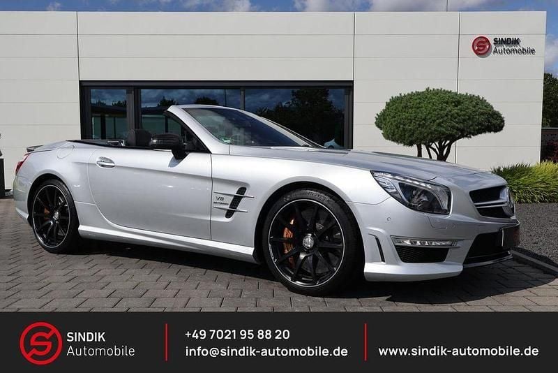 Silber Gebraucht 2013 Mercedes SL63 AMG AMG Cabrio | 71.630 € (Superpreis) - Bild 1/4