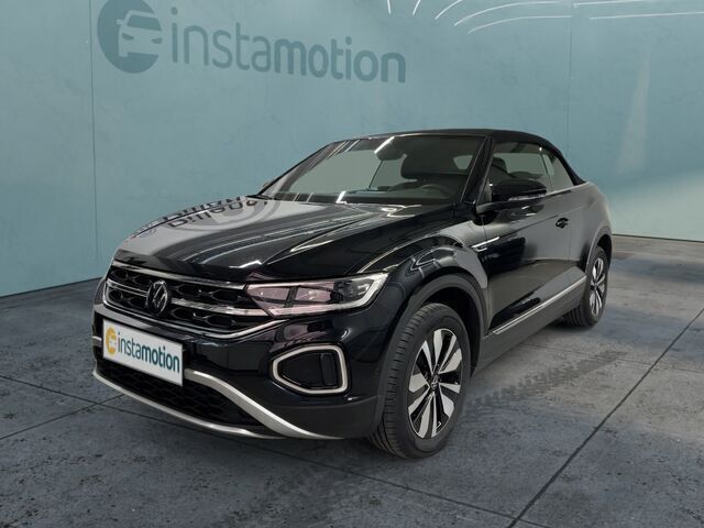 Schwarz Gebraucht 2024 VW T-Roc Cabriolet Move Cabrio | 33.055 € (Fairer Preis) - Bild 1/2