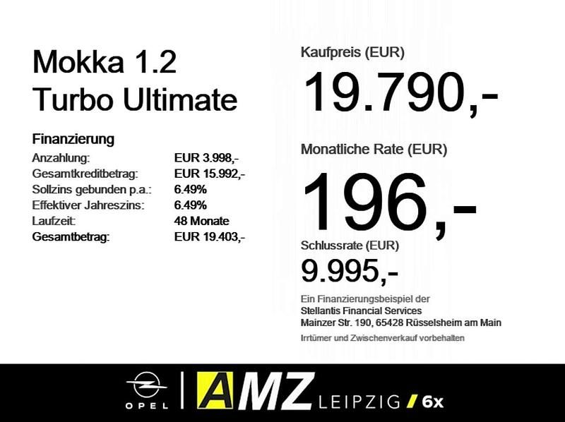 Gebraucht Opel Mokka Ultimate 131 PS (96 kW) 2023 Lackierung schwarz perla nera/ SUV