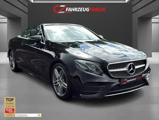 Gebraucht Mercedes E200 AMG 184 PS (135 kW) 2018 Obsidianschwarz  metalliclack Cabrio