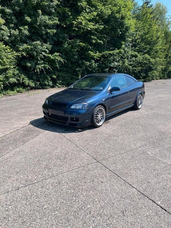 Blau Gebraucht 2000 Opel Astra Coupé | 700 € (Superpreis) - Bild 1/4