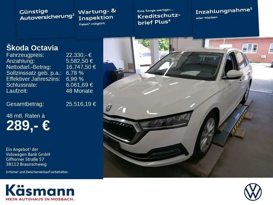 Gebraucht Skoda Octavia Style 116 PS (85 kW) 2024 Weiß Kombi