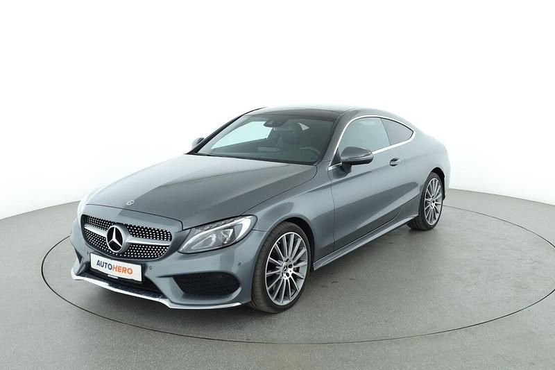 Grau Gebraucht 2018 Mercedes C250 AMG line Coupé | 29.440 € (Etwas zu teuer) - Bild 1/3