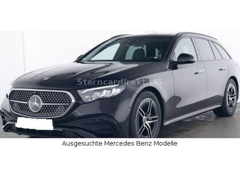 Obsidianschwarzmetallic Gebraucht 2024 Mercedes E300 AMG Kombi | 54.890 € (Superpreis) - Bild 1/4