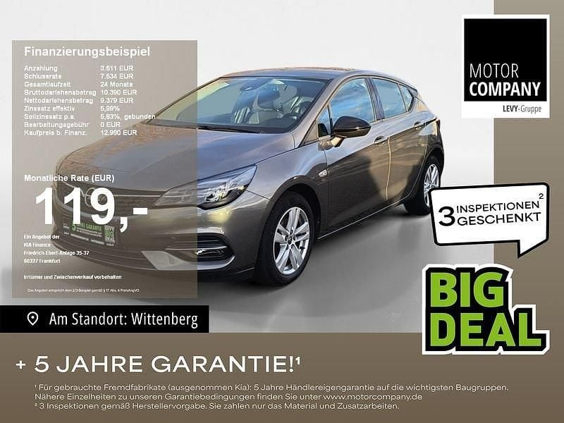 Grau Gebraucht 2020 Opel Astra Limousine | 12.790 € (Fairer Preis) - Bild 1/4