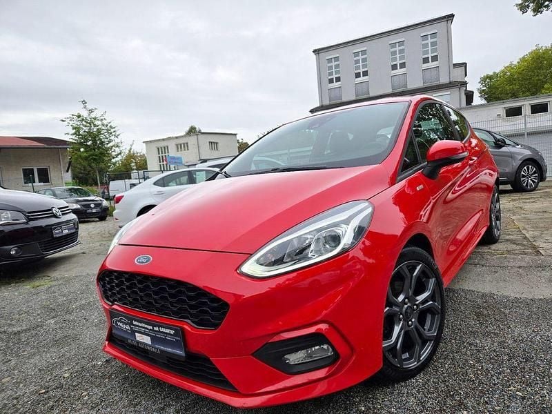 Rot Gebraucht 2018 Ford Fiesta ST-Line Kleinwagen | 7.990 € (Guter Preis) - Bild 1/4