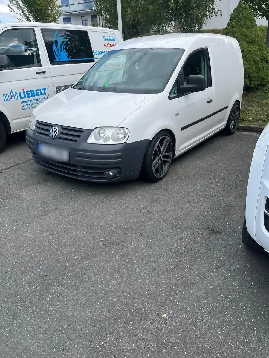 Gebraucht VW Caddy 70 PS (51 kW) 2009 Weiß Van / Kleinbus