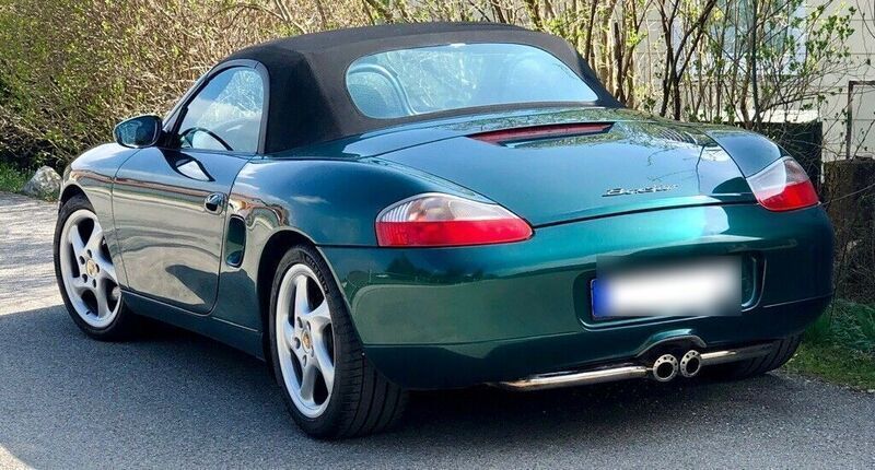 Gebraucht Porsche Boxster 220 PS (161 kW) 2000 Grün Cabrio
