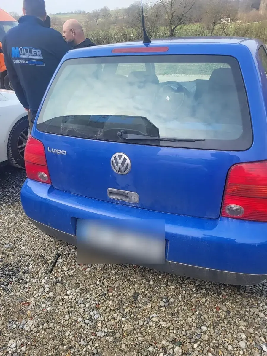 Gebraucht VW Lupo 50 PS (36 kW) 1998 Blau Kleinwagen