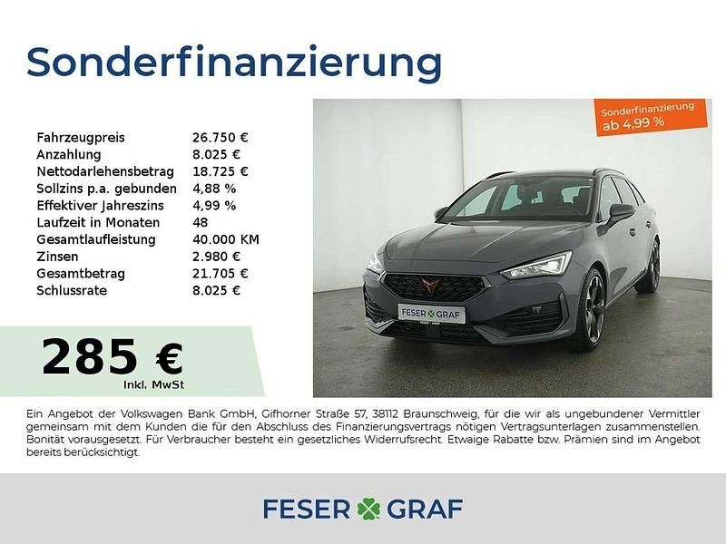 Gebraucht Cupra Leon 150 PS (110 kW) 2024 Graphene grau Kombi