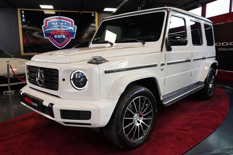 Polarweiss Gebraucht 2019 Mercedes G500 AMG line SUV | 98.900 € (Teuer) - Bild 1/4